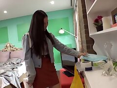 DNW-114 Hot Japanese Goddess Enjoys Deep Indoor Fingering Action