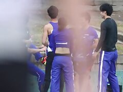 2017_spring_01 Adorable Japanese Teen Takes On A Dare For An Unforgettable Outdoor Orgy!