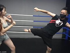 TABMF03 Sizzling Asian Beauty Gives Blowjob Then Gets Rough Sex