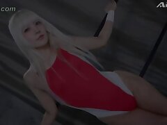 BXT20 Sultry Yoko Gurren Lagann Cosplayer Tempts Men Everywhere With Heat