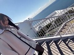 230ORECO-183 Hot Natural-Breasted Asian Delivers Mind-Blowing Blowjob Satisfaction