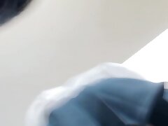 m1setpeep Hot Passionate Bald Guy Nails Schoolgirl Hard In Hot Doggy Style Action